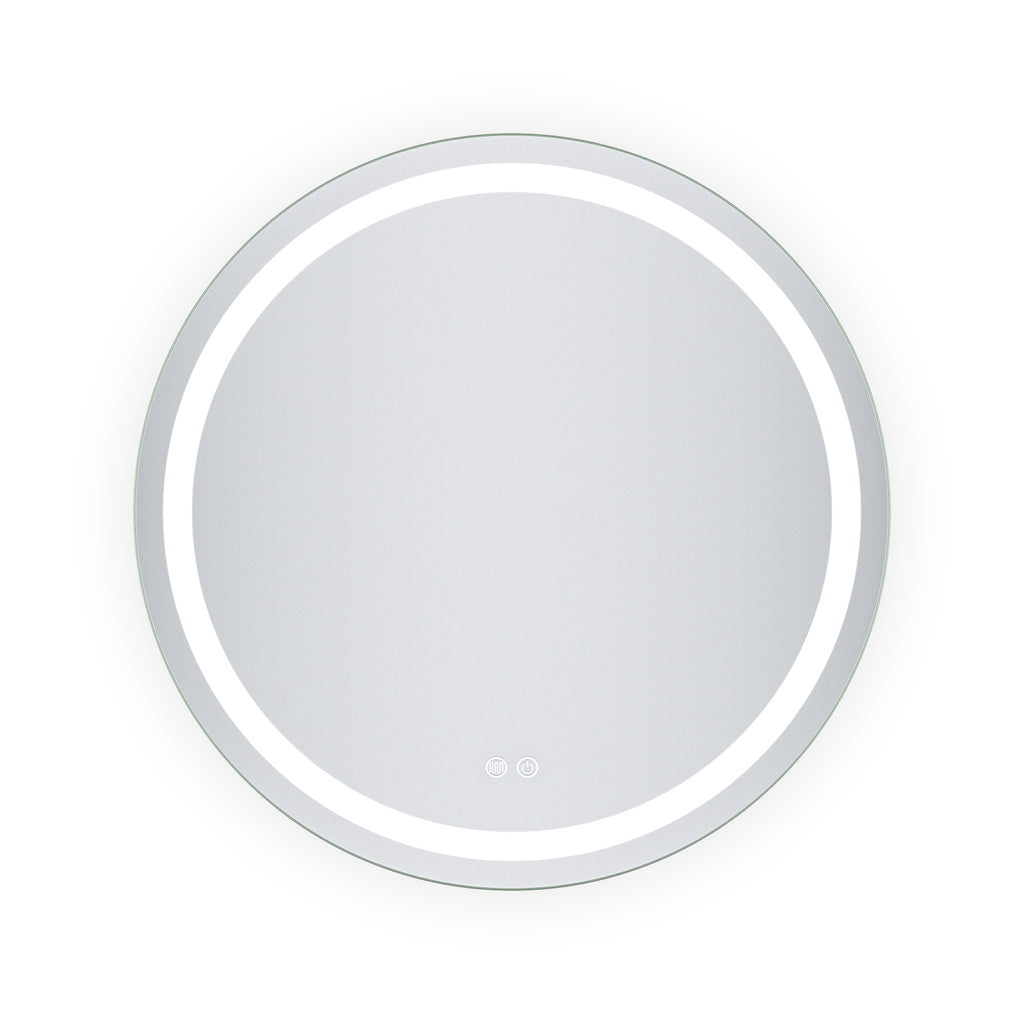 Dante - Rund LED Badrumsspegel med Touch & LED-belysning (I flera storlekar)