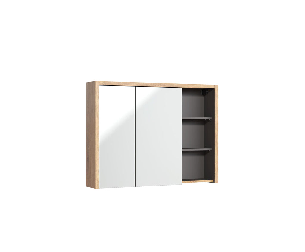 Novella – Spegelskåp med LED-Belysning Shetland Ek 100 cm