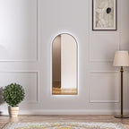 Carmen - LED Spegel med Svart Ram & Belysning (I flera storlekar)