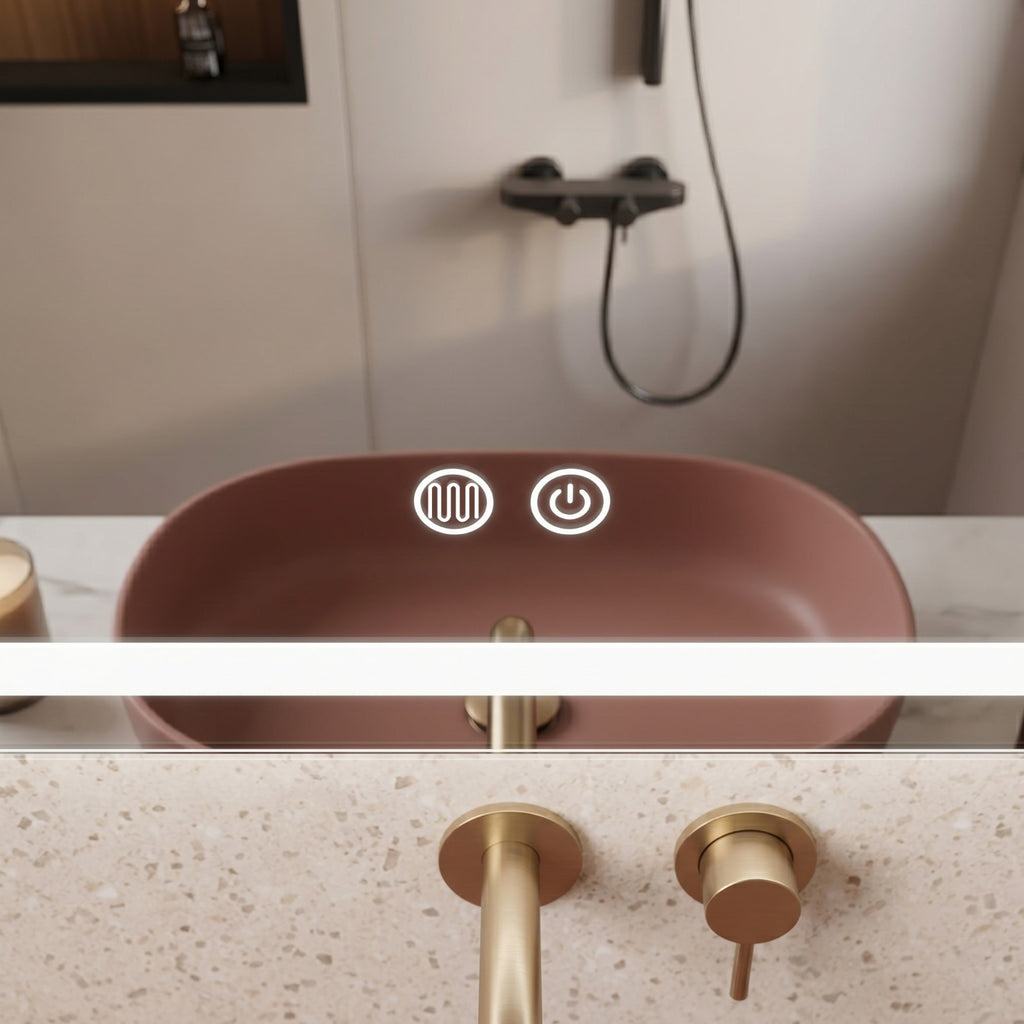 Franklin - LED Badrumsspegel med Anti-fog & Dimbar LED-belysning (I flera storlekar)